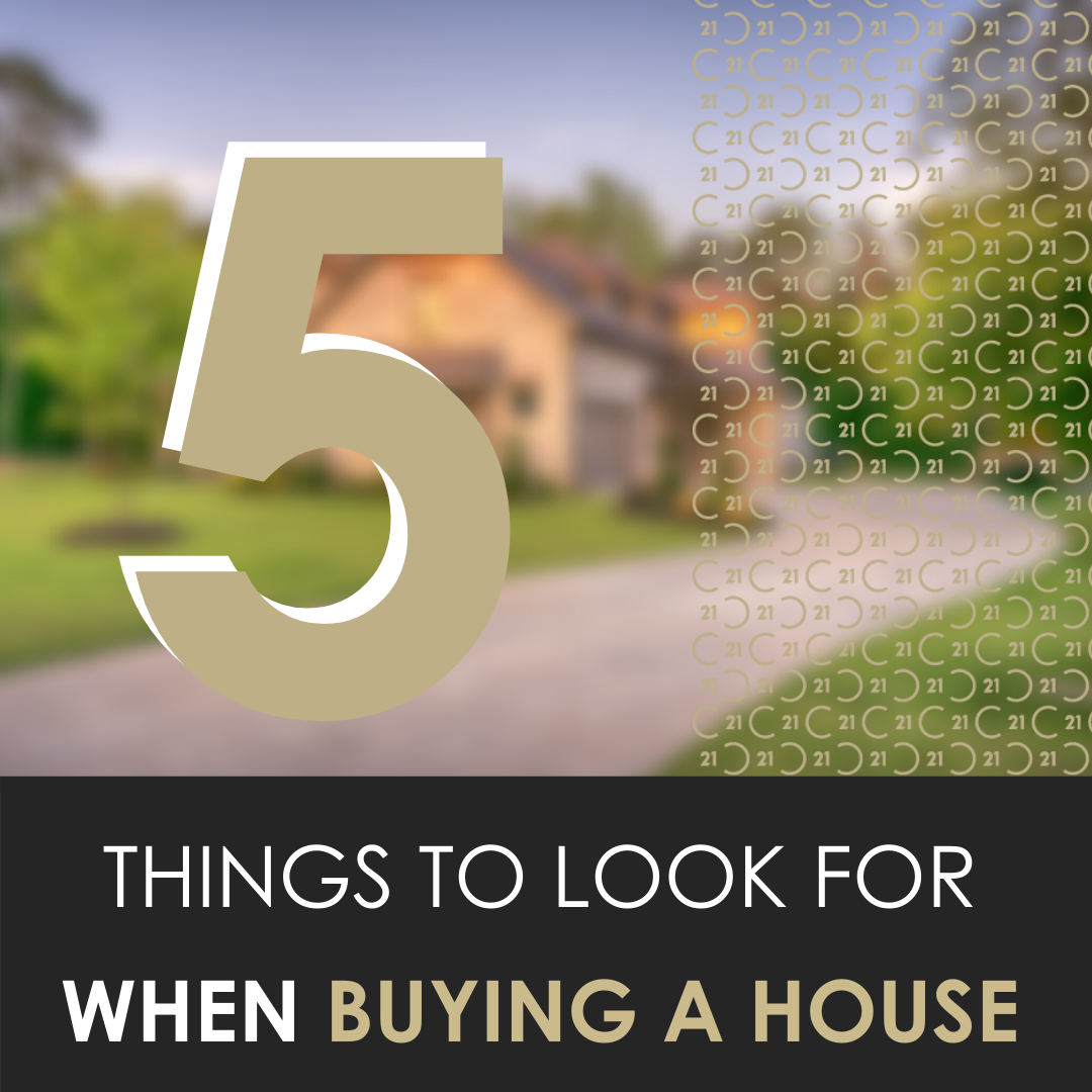 5 Things to Look for When Buying a House
