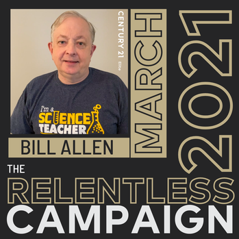 Bill Allen, 2021 March Honoree for The Relentless Campaign.