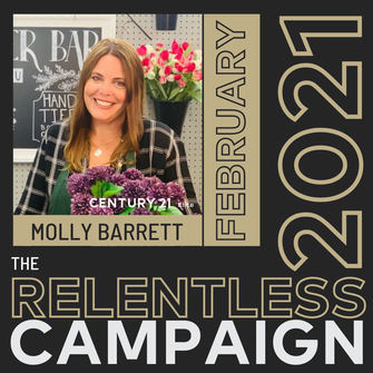 Molly Barrett, 2021 February Honoree for The Relentless Campaign.